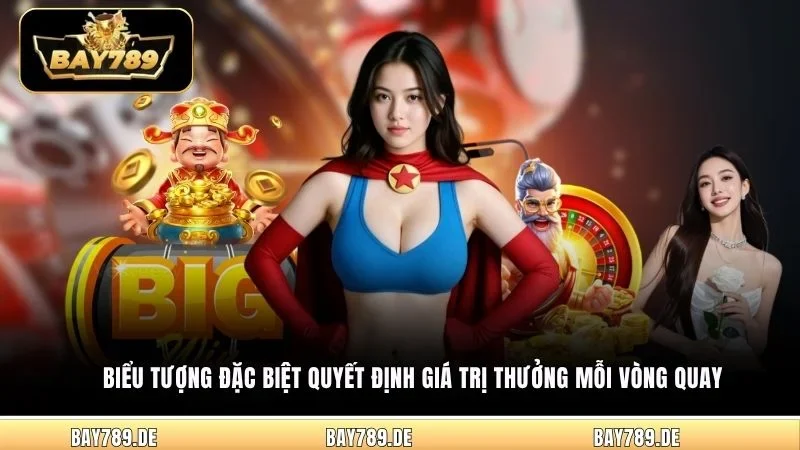 Biểu tượng đặc biệt quyết định giá trị thưởng mỗi vòng quay