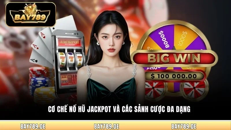 Cơ chế nổ hũ Jackpot và các sảnh cược đa dạng 