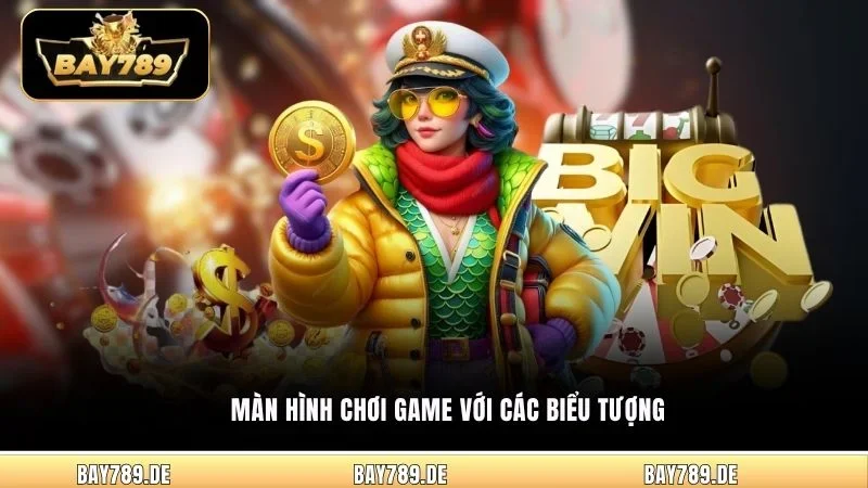 Màn hình chơi game với các biểu tượng